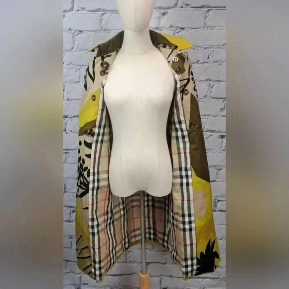 NWT Burberry Prorsum Trench Coat Jacket Willow Green Fashion Label $3999 2 US - Picture 12 of 16